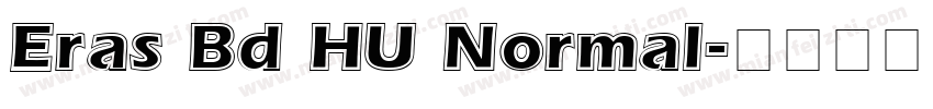 Eras Bd HU Normal字体转换